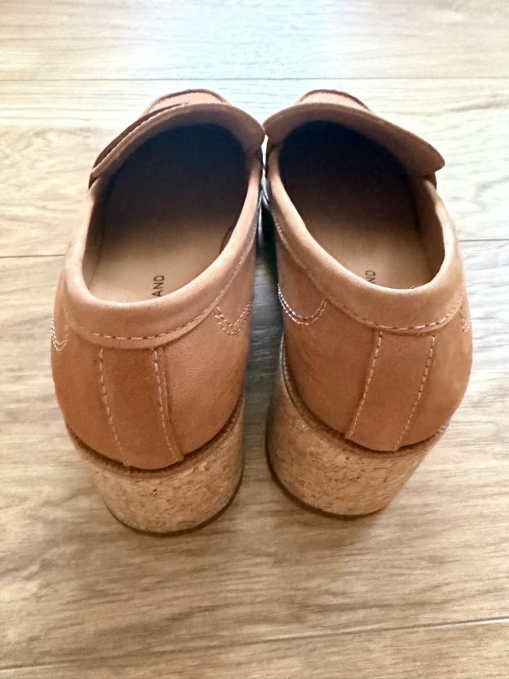 Lucky Brand Tan Leather Slip-On Penny Loafers - Picture 4 of 4